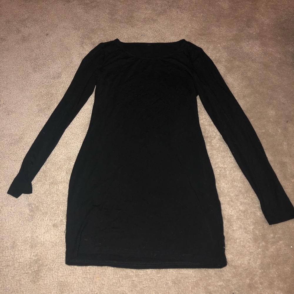 Body con black dress